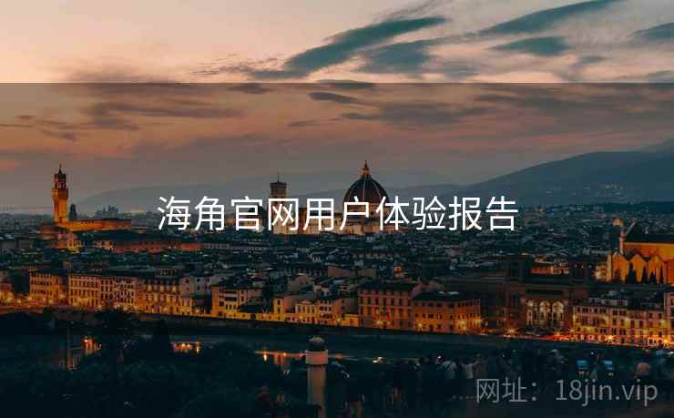 海角官网用户体验报告
